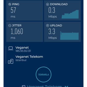 Veganet'in İnternet Hizmetinde Hayal Kırıklığı