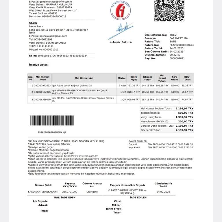 Eksik Teslimat Ve Çözümsüz Müşteri Hizmetleri