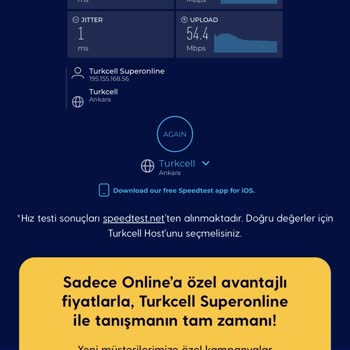 Superonline Yetersiz İnternet Hızı ve Müşteri Hizmetleri Sorunu