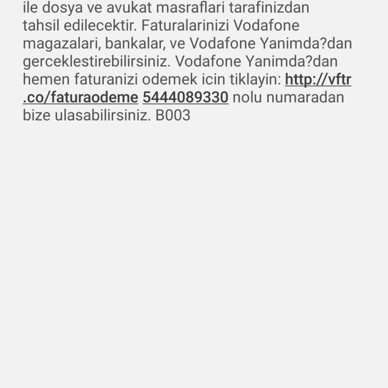 Vodafone'un Aktivasyon Ve Fatura Krizi: Hizmet Almadan Borçlandırıldım!