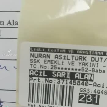 Bakırçay Üniversitesi Hastanesi Acilde Sıra Bu Kadar Beklenir Mi?