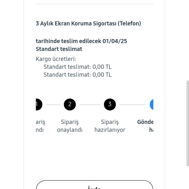 Samsung Online Siparişimde Kargo Gecikmesi