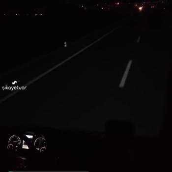 Öz Elazığlılar Turizm Otobüsünde Far Yanmama Sorunu!