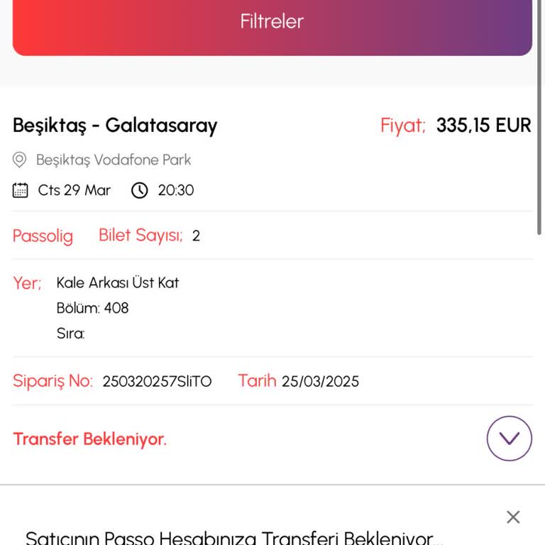 Maç Biletlerimiz Nerede?