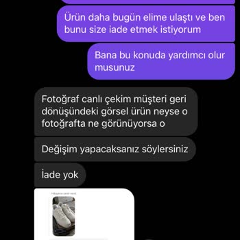 Ürün Kalitesi Ve İade Taleplerine Yanıt Vermeyen Firma