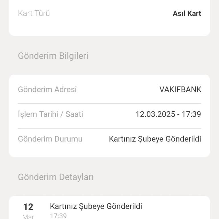 VakıfBank Kredi Kartı Teslimatında Gecikme Ve İlgisizlik