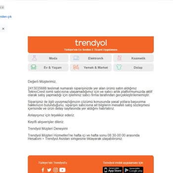 Trendyol'dan Aldığım Ürün Garanti Kapsamında Çıkmadı