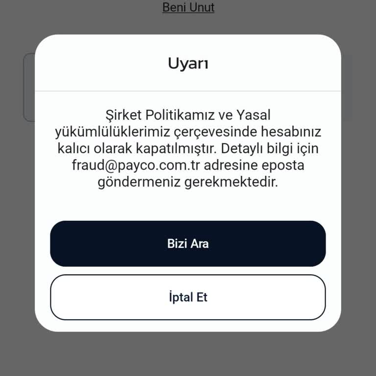 Hesabım Aniden Kapandı Ve Param İade Edilmedi