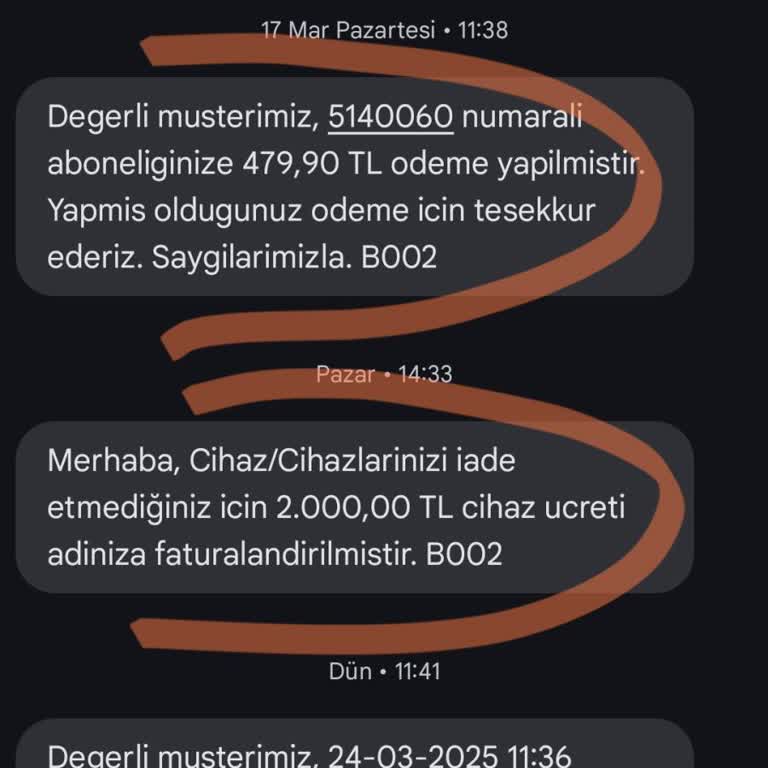 Millenicom'dan Haksız Fatura Ve Cihaz Ücreti Şikayeti