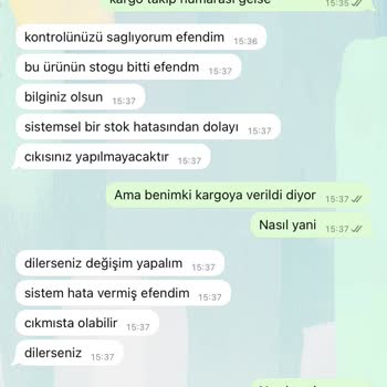Sipariş Karmaşası Ve Yetersiz Müşteri Hizmetleri