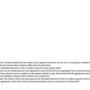 Agoda Booked Me at the Wrong Hotel in Rome - Left Me With No Place to Stay