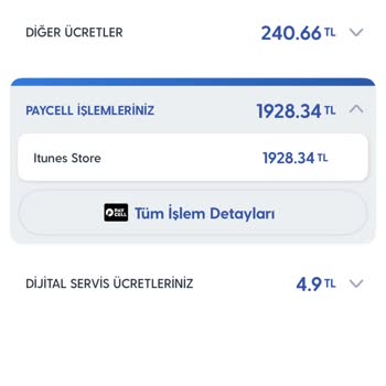 Paycell Kartım Olmadan Gelen Yüksek Fatura Şoku