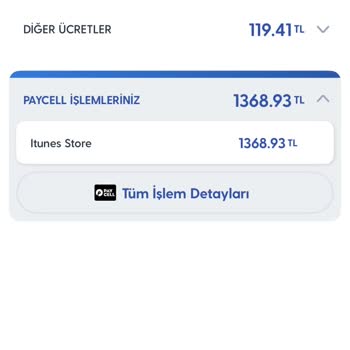 Paycell Kartım Olmadan Gelen Yüksek Fatura Şoku