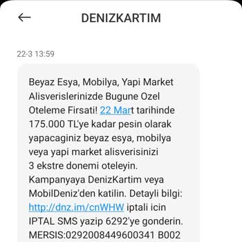 Denizbank Kampanya İletişimsizliği Ve Müşteri Hizmetleri Sorunu