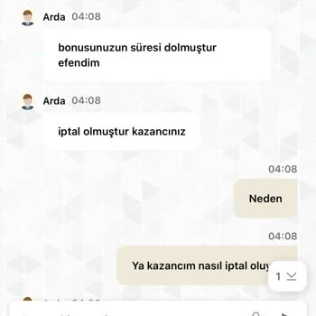 Bonus Kullanımı Ve Ödeme Sorunu