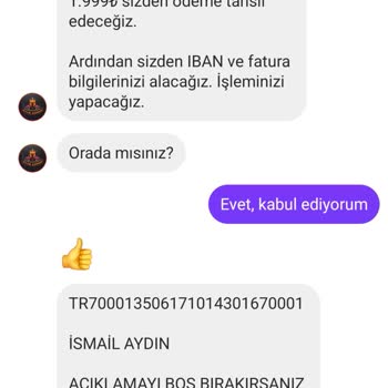Beklenmedik Ekstra Ücret Talebi