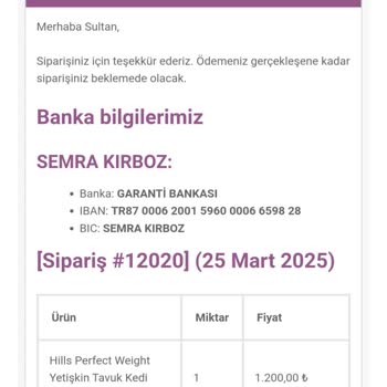 Zoompet'ten Alışverişte İletişim Sorunu Ve İade Edilmeyen Ödeme