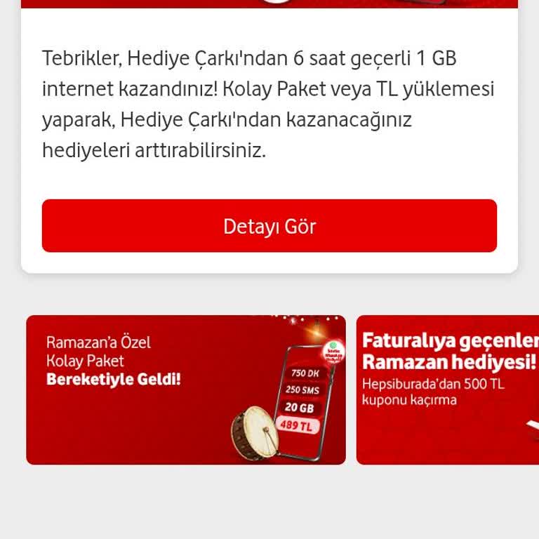 Vodafone Çark Çevirme Hakkım Neden Kısıtlı?