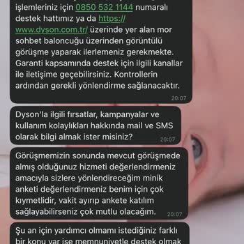 Dyson Ürününde Fatura Sorunu Ve Müşteri Hizmetleri Eksikliği