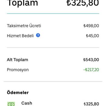 Uber'de Yanlış Ücretlendirme Ve İletişim Sorunu
