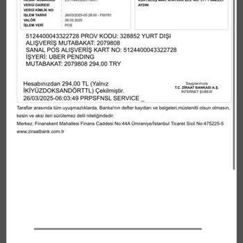 Uber'de Yanlış Ücretlendirme Ve İletişim Sorunu