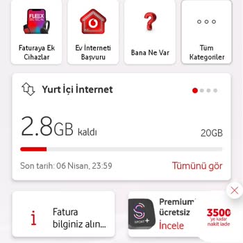 Hediye İnternet Yerine Kendi Paketim Kullanılıyor