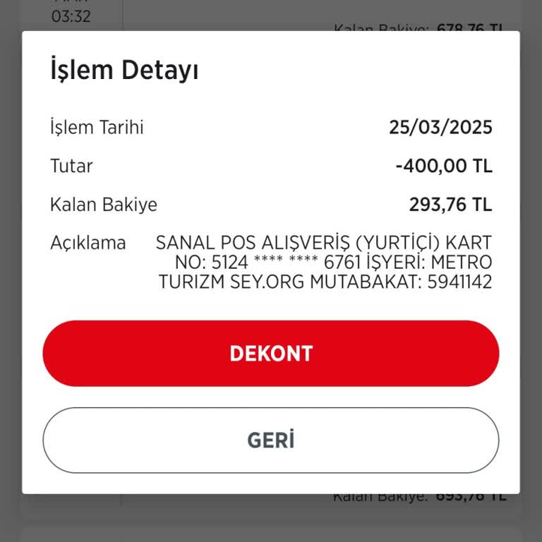 Online Bilet Alımında Yaşanan Sorun