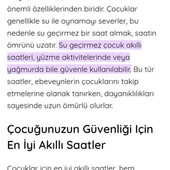Bilicra Connect Akıllı Çocuk Saati: Yanıltıcı Su Geçirmezlik Ve Yüksek Onarım Ücreti