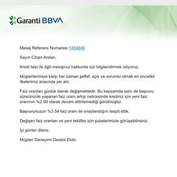 Garanti BBVA'da Sürekli Değişen Kredi Faiz Oranları