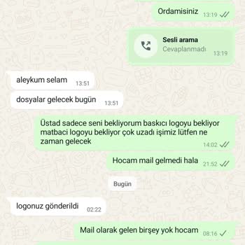 Logo Tasarımında Söz Verilen Teslimat Süresine Uyulmaması