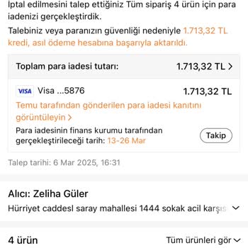 Uzun Süreli Bekleyiş: Para İadesi Sorunu Ve Zor Durumda Kalan Müşteri