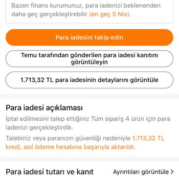 Uzun Süreli Bekleyiş: Para İadesi Sorunu Ve Zor Durumda Kalan Müşteri