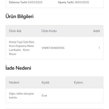 İade Sürecinde Karşılaşılan Sorunlar