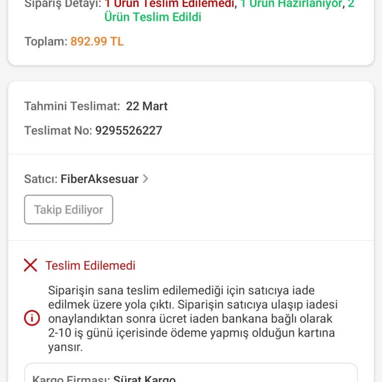Sürat Kargo'nun Kozluk Teslimat Sorunu