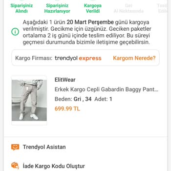 Trendyol Siparişlerim Gelmedi Ve Bilgilendirilmedim