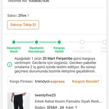 Trendyol Siparişlerim Gelmedi Ve Bilgilendirilmedim