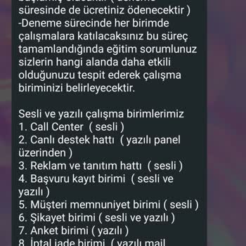 Güven Vermeyen Evden Çalışma İlanı