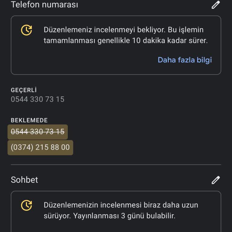 Taksi İşletmesi İçin Telefon Numarası Güncellemesi Gerekiyor