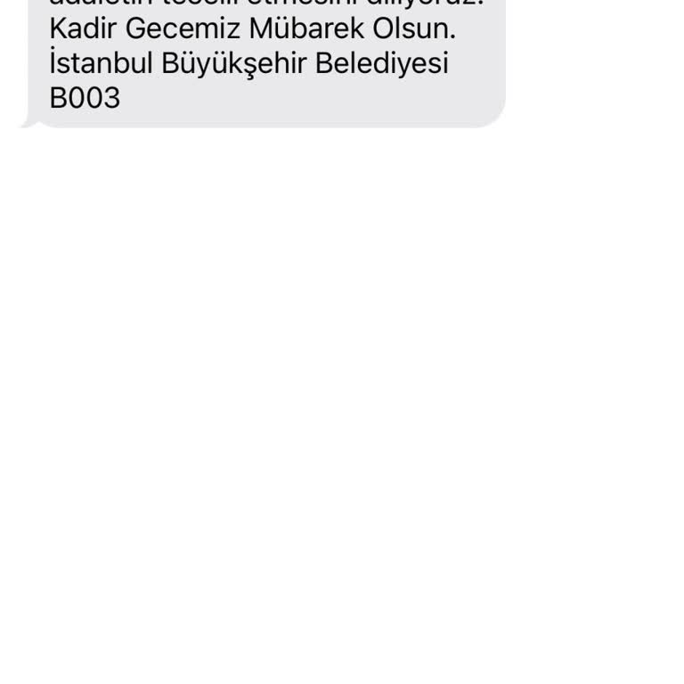 İstenmeyen SMS'lerle Rahatsız Edilme