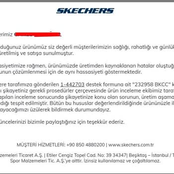 Skech-Lite Pro Ayakkabıda Erken Deformasyon Sorunu