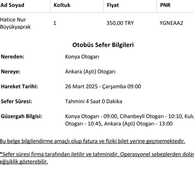 Yanlış Bilet Saati Ve Metro Turizm Hayal Kırıklığı