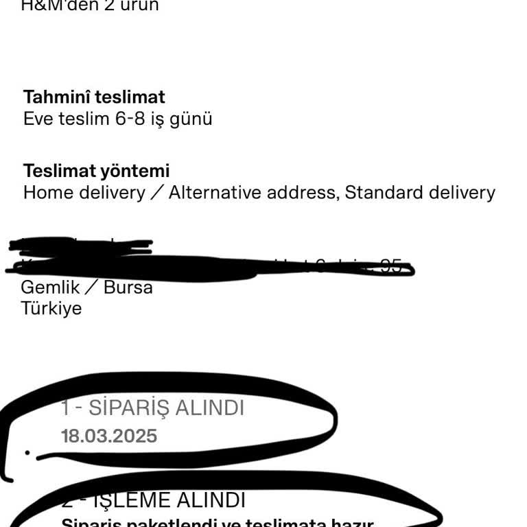 H&M Siparişim Günlerdir Teslim Edilmedi, Müşteri Hizmetleri Çaresiz