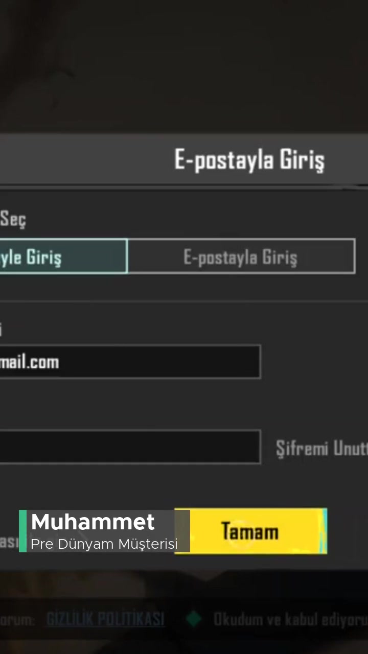 Pre Dünyam Banlı Hesap videonun kapak resmi