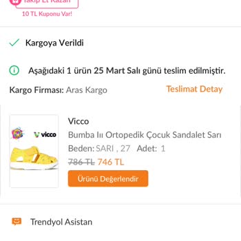 Trendyol İlkadımbebe Yanlış Ürün Gönderimi
