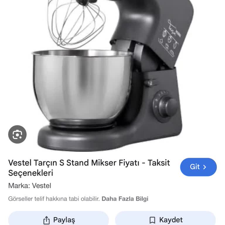 Vestel Mikserin Yedek Parça Sorunu