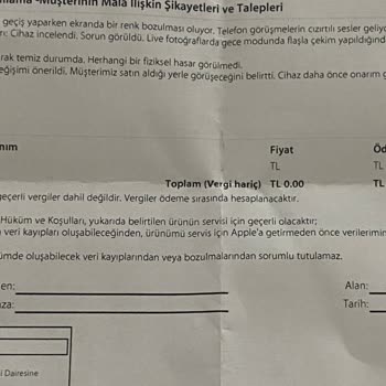 Yeni İphone 15'te Üretim Hatası Ve Servis Sürecinde Yaşanan Sorunlar