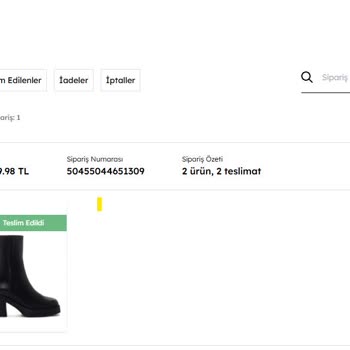 Yanlış Ve Eksik Ürün Teslimatı