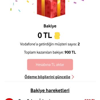 Kazandığım Parayı Alamıyorum: Vodafone Link At Sorunu