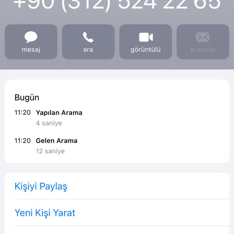 03125242265 İzinsiz Arama Ve Kötüye Kullanım Endişesi!