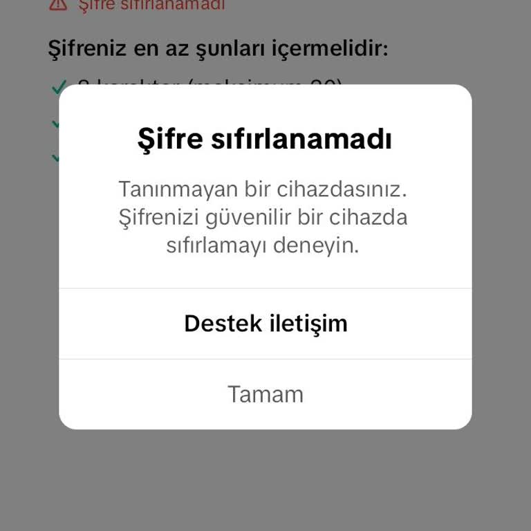 Hesaba Erişim Sorunu: Tanınmayan Cihaz Engeli
